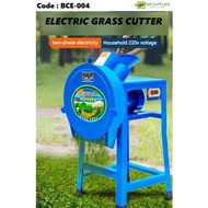 BCE-004 Elektrik Mesin Chopper Silaj Potong Rumput Napier Grass Shredder Cutter Hancur Feed Ternakan Chopper