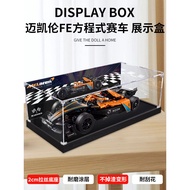 [Transparent Display Box] McKellen FE Formula Car Acrylic Display Box Suitable for Lego 42169 Dust-P
