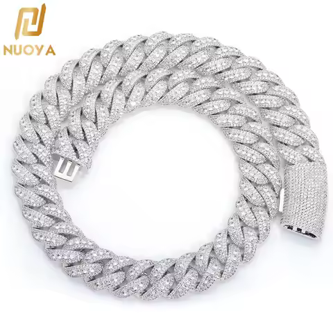 Necklace PT950 Platinum Clear artificial diamonds enhance metallic luster, unisex 22mm Bubble Neckla