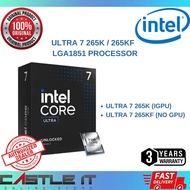 Intel Core Ultra 7 265K 265KF LGA1851 20 Core 20 Thread 3.3 to 5.5GHz Processor BX80768265K