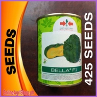 ◩ ☃ ✿ BELLA F1 HYBRID SQUASH SEEDS (50 GRAMS OR 425 SEEDS) EAST WEST SEEDS
