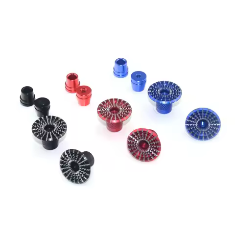 FRSKY Umbrella 3D M3 CNC Aluminum Gimbal Stick Ends Anti-slipping Cap for Futaba FrSky Wfly Flysky T