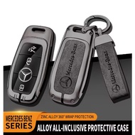 Car TPU Zinc Alloy Key Case Bag For Mercedes-Benz A B C E S G-Class CLA CLS EQA EQB EQC GLA GLB GLC 