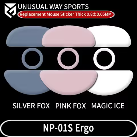 UnusualWaySports Mouse Skates Feet Vaxee NP-01S Ergo Cambered Surface PTFE Anti Collapse Magic Ice P