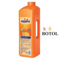 Luput JAN 2025 Percuma Pump CARTON 6x2 Litres Sunquick Food Service 2L Concentrate Orange Full Sugar