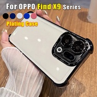 Colour Clear Casing For OPPO Find X9 X8 Pro FindX9 5G Electroplate Transparent TPU Phone Case Air ba