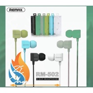🚨100% ORIGINAL SUPER BASS HIGH QUANLITY SOUND REMAX EARPHONE RM-502 EAR PHONE