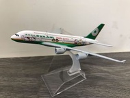 現貨 長榮kitty彩繪機 1/500 16公分 金屬模型飛機