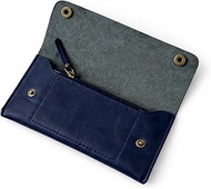 TheAntiq Leather Currency Pouch – Handmade Cash Organizer with Double Button Closure & Zipper Pocket