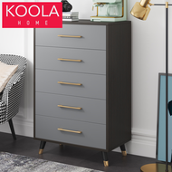 KOOLA Scandinavian Chest Drawer Nordic Luxury Almari Laci Baju Beautiful Durable Chest of Drawer Deep Drawer Laci Kayu