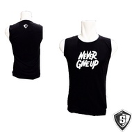 Never Give Up Bodyfit Gym Tank Top