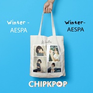 [WINTER Aespa PACKAGE SET] I TOTEBAG WINTER AESPA I TOTEBAG AESPA I AESPA BAG I AESPA ALBUM