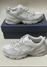 新店特惠New Balance 530 舒適復古 低幫休閒跑步鞋 男女同款 淺奶茶色 D寬