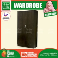 2.5 Feet Swing Door Wardrobe / Wardrobe with Large hanging space / Almari baju / Pintu Kaca / Almari Baju Kayu / Berlaci