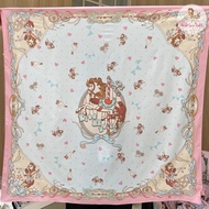 Kiss Me Doll  ลาย Lucky ขนาด 100x100 cm.ผ้าพันคอ/ผ้าคลุมไหล่