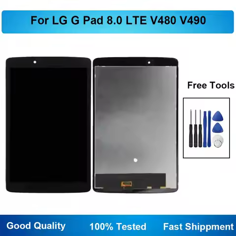 8.0 Inch For LG G Pad 8.0 LTE V480 V490 Tablet LCD Display Touch Screen Digitizer Assembly