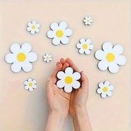 2D Flat Daisy Wooden Wall Decor Spring Bedroom Guest Room Reading