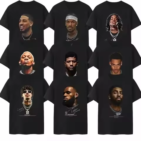 Basketball star George Irvin Rodman Avatar short sleeved T-shirt for casual basketball in the United