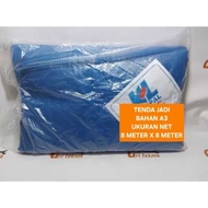 TENDA A3 NET SIZE 8X8  A3 TARPAULIN NET SIZE 8 MTR X 8 MTR KL BRAND A3 8X8 FINISHED TENT/