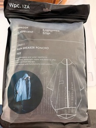 【Display特賣】Wpc ZA011 Rain Breaker成人防撥水拉鏈長雨衣(黑色)