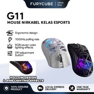 FURYCUBE Wireless G11 Gaming Mouse PAW3311 Wired Mice 2.4G Contours Mouse Office 22000 DPI 400 Mah C