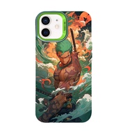 เคสการ์ตูนน่ารัก Zoro สำหรับ IPhone 15 14 13 12 11 15 Pro ProMax XS XSmax 13Mini เท่มากๆปลอกซิลิโคน DCCY