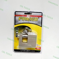 Gembok Kotak Gudang FREED 60 MM - Gembok Panser - Gembok Gudang 60mm
