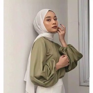 LUNE BLOUSE TOP ATASAN TERBARU TANGAN BALON