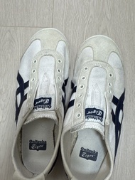 Onitsuka Tiger 白色藍間帆布波鞋