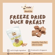 Ona & Co Freeze Dried Raw Premium Duck Treats/Meal Topper (For Dog and Cat)