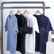 [RAYA 2024] T-Shirt OBLIGASI Pocket Batik Terengganu High Quality Cotton Tshirt lelaki Tshirt Roundn