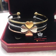 Lucky Magnetic Clover leafs 3in1 set lady's bangles