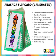 LFL - ABAKADA FLIPCARD / FLASHCARD : PAGBASA NG ABAKADA : LAMINATED ABAKADA