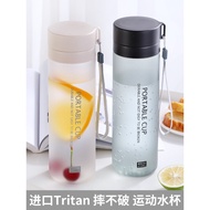 Tritan Sports Water Cup Men's High-Value Large-Capacity Cup Student Tea Plastic Water Bottle Summer 