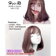 WIG HYO RI KOREA/ WIG PENDEK/ WIG RAMBUT ASLI/ WIG MURAH/ WIG CURLY