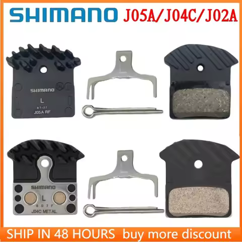 SHIMANO J02A J04C J05A Road Mountain Bicycle Resin Metal Disc Brake Pads Ice-Tech for M985 M785 M675