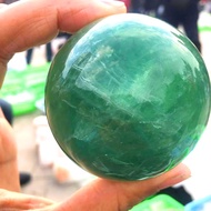 Natural Big Crystal Ball Green Fluorite Crystal Globe Birthday Gift Stone Crafts Sphere Fengshui Hom