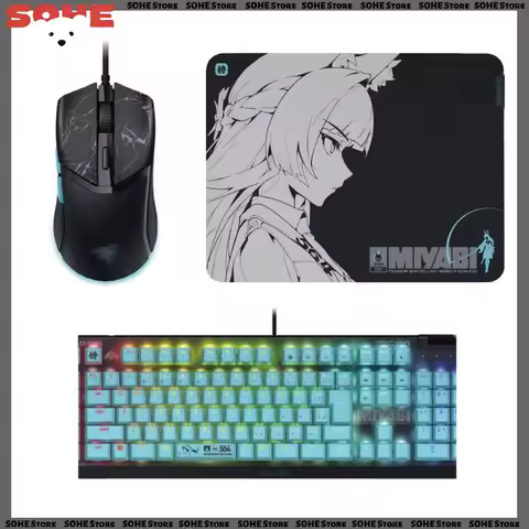 Razer x Zenless Zone Zero Hoshimi Miyabi BlackWidowV4X Mouse Pad Keyboard Mouse Anime Linkage FPS Es