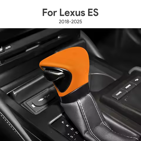 Top Suede Car Gear Knob Cover LHD RHD For Lexus ES ES200 ES250 ES300h ES350 2018 to 2025 for UX 2019