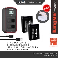 KingMa LP-E17 Battery LCD Dual Charger Kit For Canon EOS M3 M5 M6 750D 760D 77D 800D 200D
