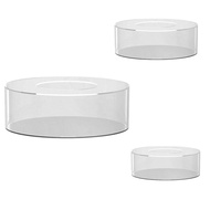 (BXNZ) Clear Acrylic Cake Stands Fillable Cake Box Round Cake Display Box with Lid Decorative Centre