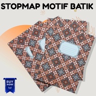 STOPMAP MOTIF BATIK 1 PACK ISI 10 PCS/ MAP MOTIF BATIK