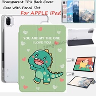 Tri-fold Transparent TPU tablet case for iPad Mini 6 5 4 casing iPad 9.7 10.2 10.5 10.9 inch iPad Air1 Air2 Air3 Air4 Air5 case for iPad 10th Gen iPad Pro 11 Shockproof cover case