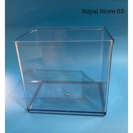 Modern Super Clear Mica Betta Fish Tank 15x20x18cm