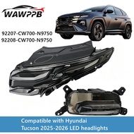 For 2025-2026 Hyundai Tucson  LED Daytime Running Light Headlight   92207-CW700-N9750  92208-CW700-N