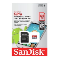 Tbi Full HD Ultra Memory Card Micro With/Without Adapter 64gb SDHC MMC SanDisk