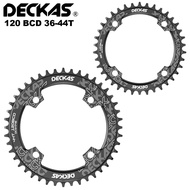 DECKAS 120BCD 36T/38/40/42/44T Mountain Bicycle Crank Chainwheel Aluminum Chainring Hollow Repair Su
