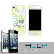 【已售完勿下單】ROCK Mr.ROCK 系列保護殼 for Apple iPhone 5/5s/SE ─ 地圖款