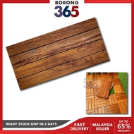 [1PC] Borong365 60cm x 30cm & 30cm x 30cm Deck Outdoor Solid Wood Floor DIY Installation Interlockin