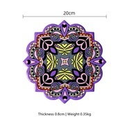 OMK 8 inch Ceramic pot mat table mat with a diameter of 21cm placemats & Coasters